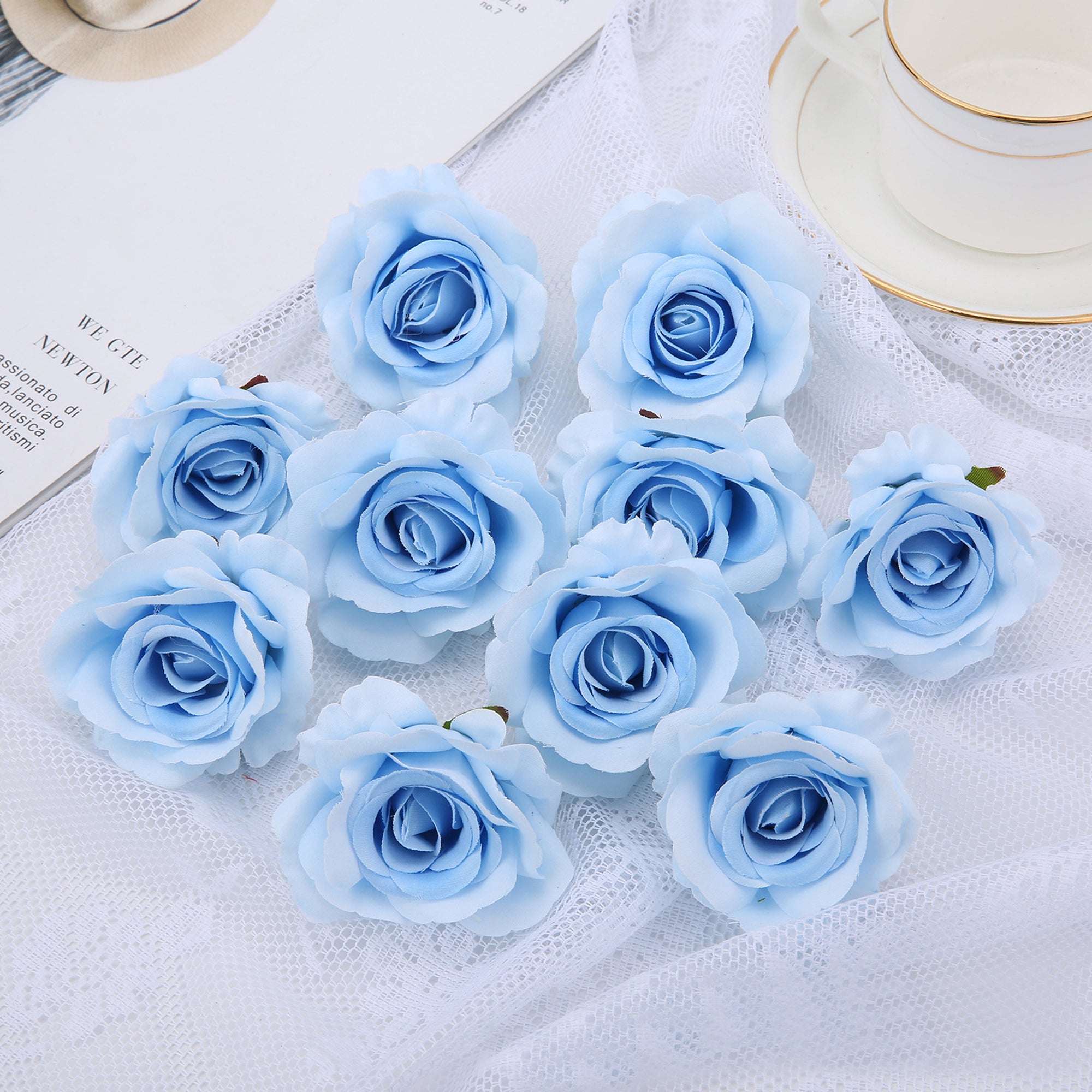 Artificial Small Roses Bulk Silk Flowers