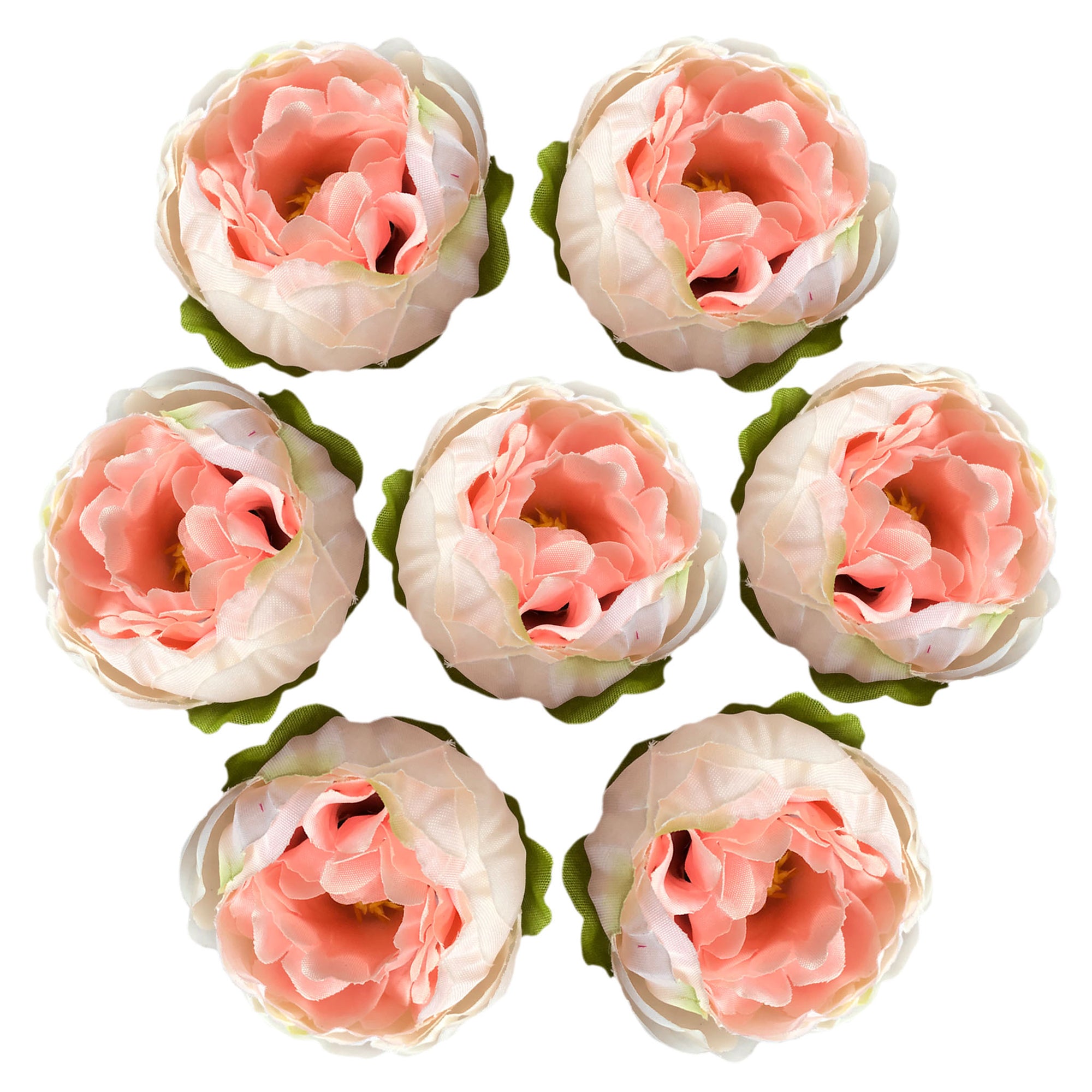 Small Silk Peony Flowers Peony Heads for Wedding Party