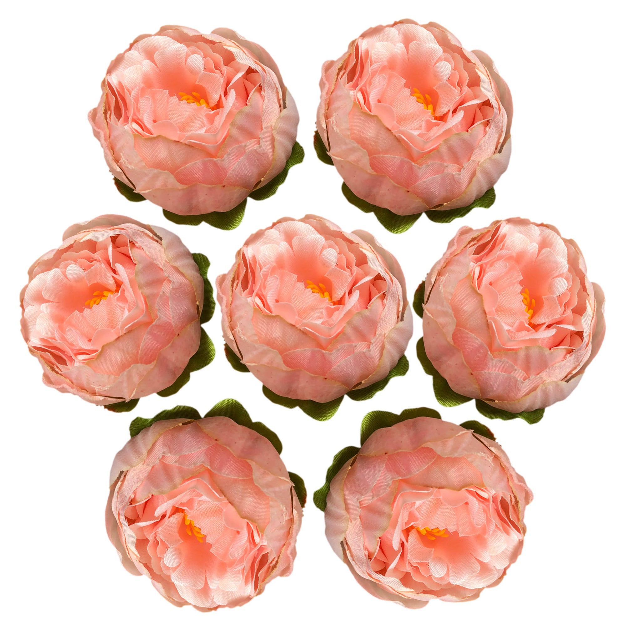 Small Silk Peony Flowers Peony Heads for Wedding Party