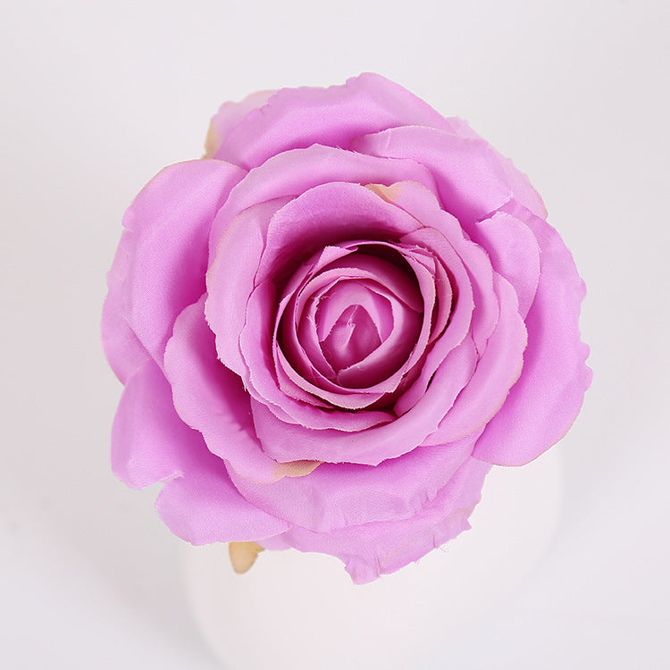 Bulk Big Silk Rose Flower Heads 4.3 inch