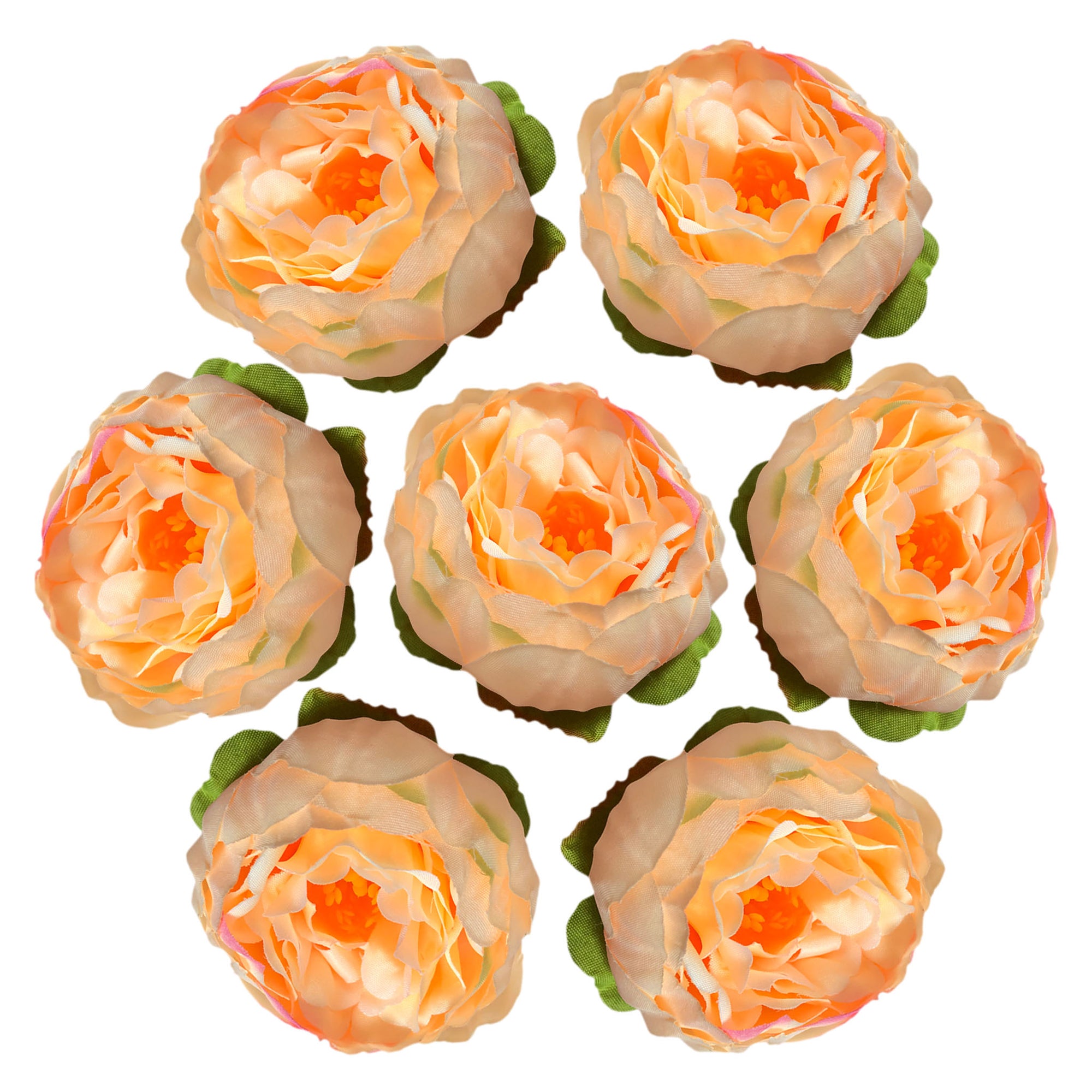 Small Silk Peony Flowers Peony Heads for Wedding Party