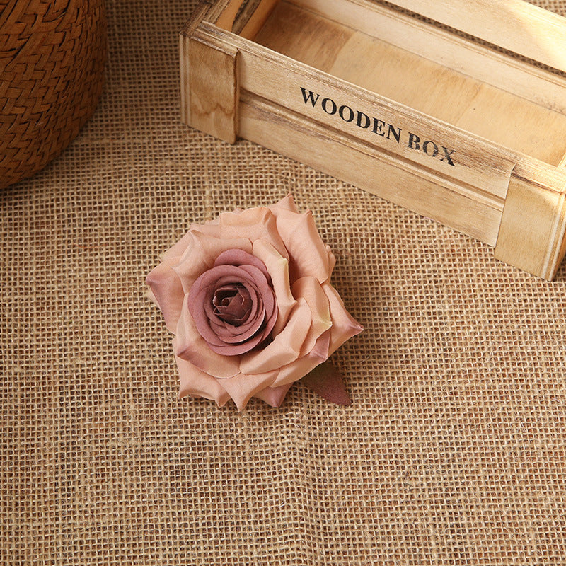 Fake Rose Heads 2.7 inch Flowers in Bulk