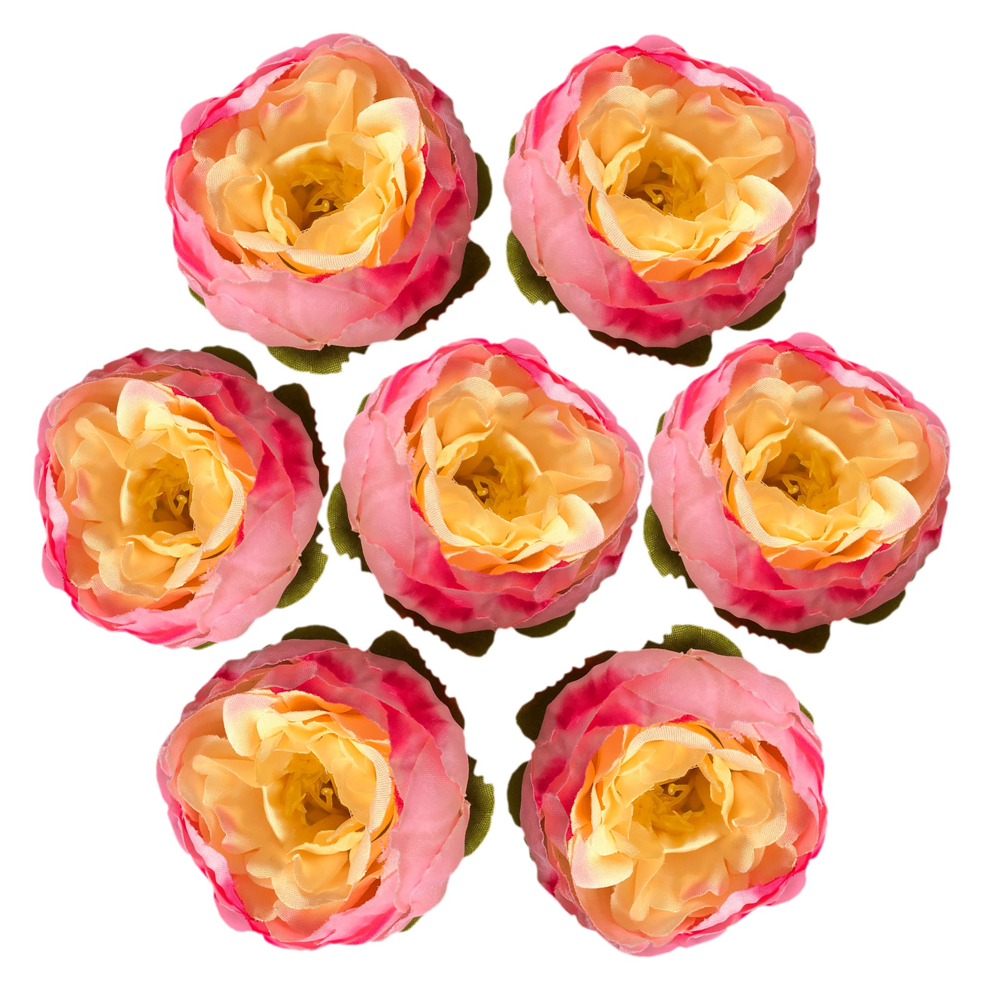 Small Silk Peony Flowers Peony Heads for Wedding Party