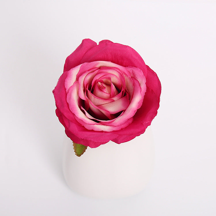 Bulk Big Silk Rose Flower Heads 4.3 inch