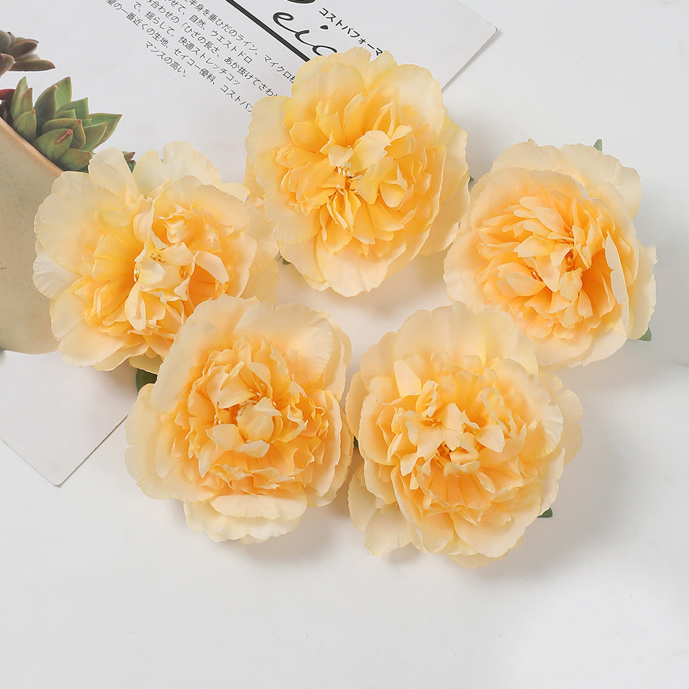 Wholesale Peony Flowers Silk Flower Heads