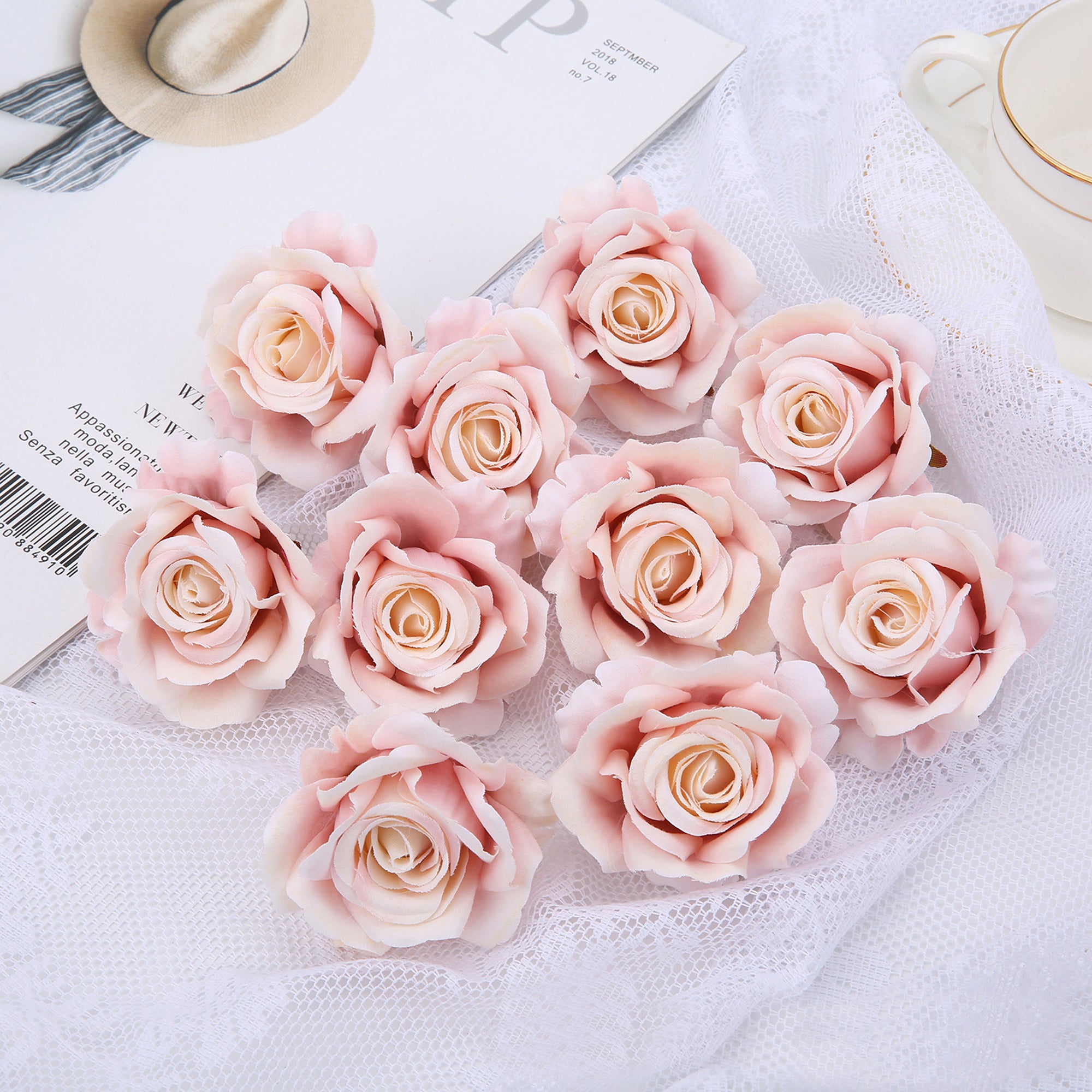 Artificial Small Roses Bulk Silk Flowers
