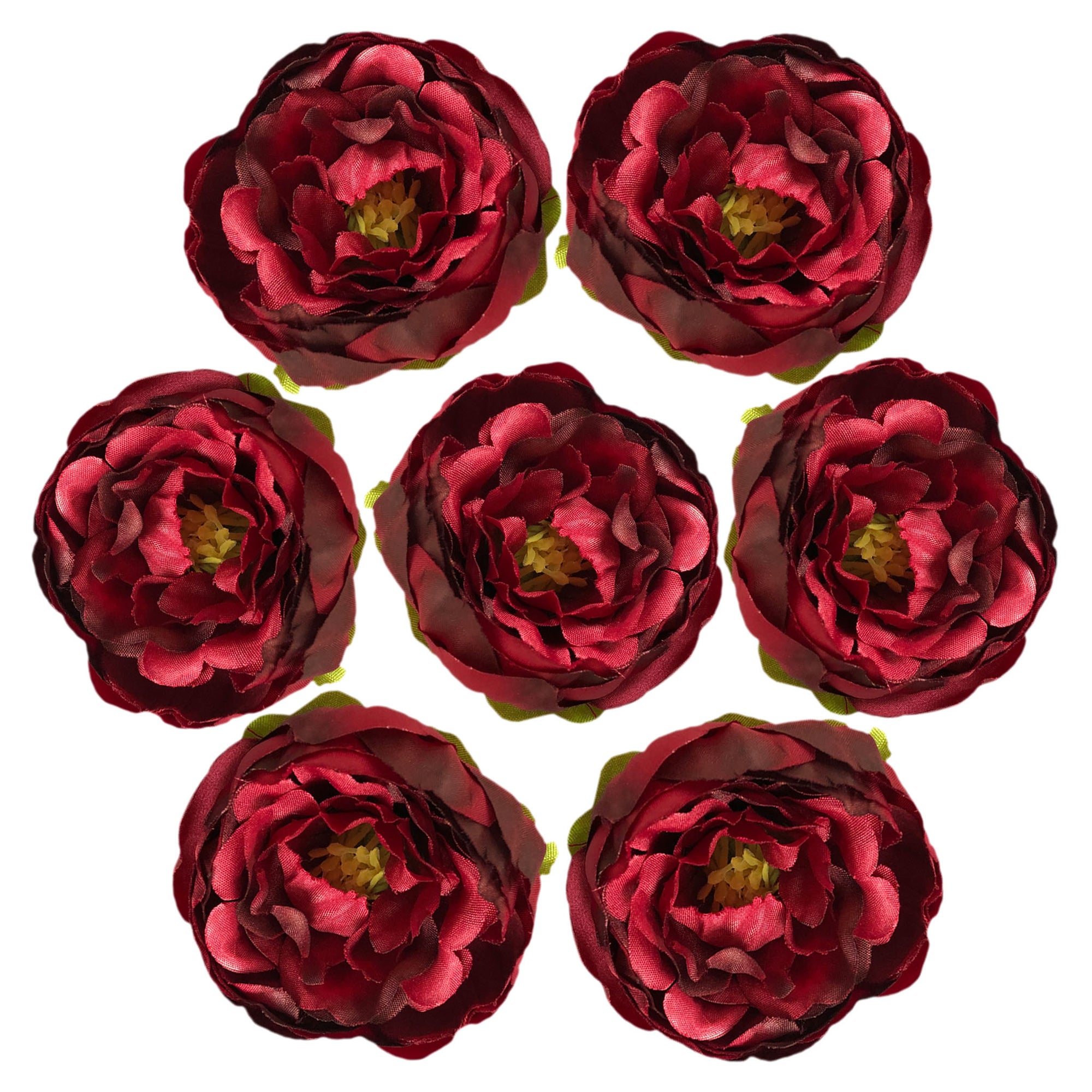 Small Silk Peony Flowers Peony Heads for Wedding Party