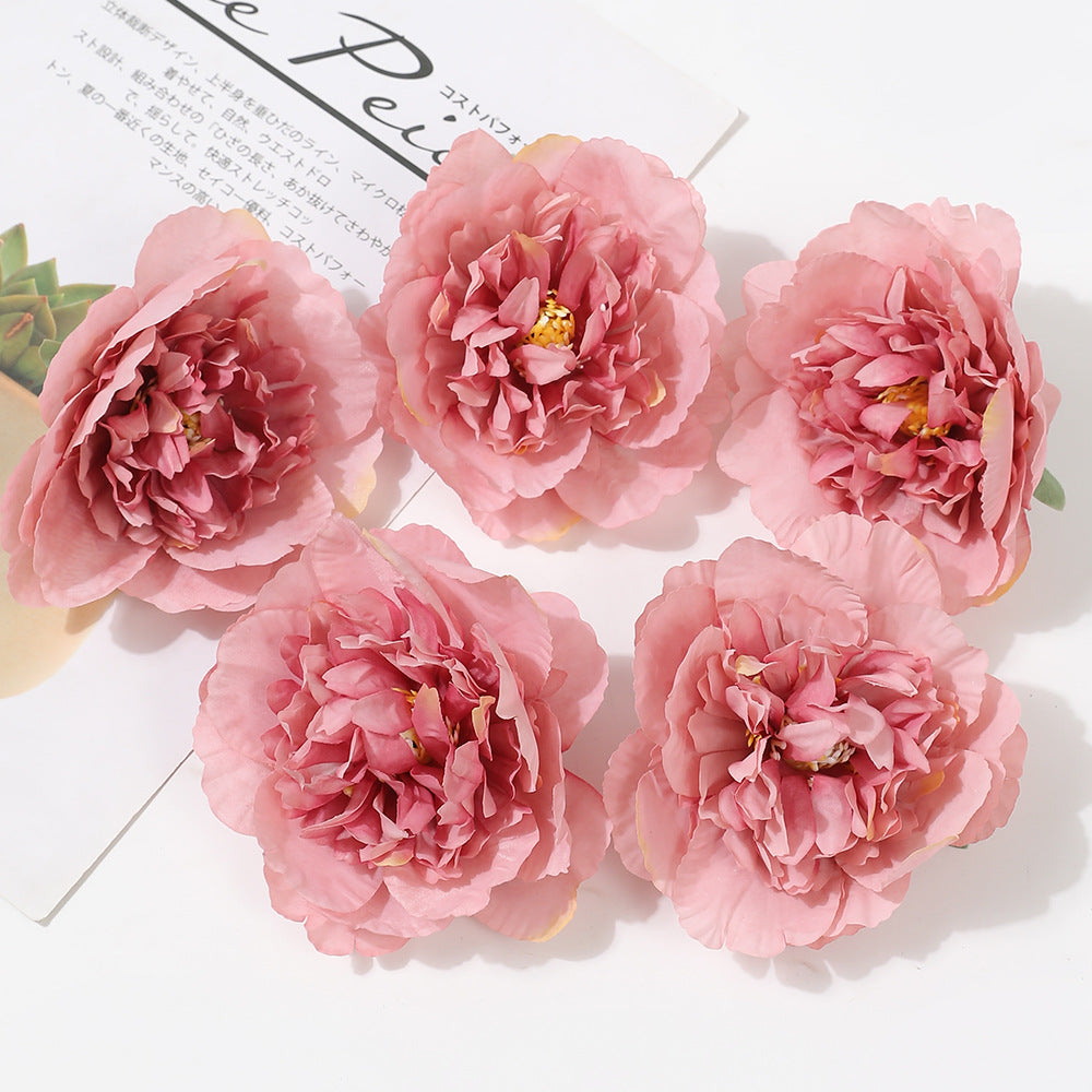 Wholesale Peony Flowers Silk Flower Heads