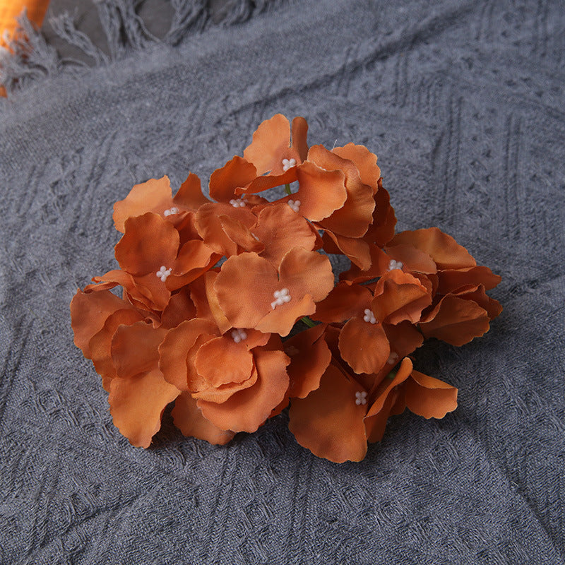 Artificial Silk Hydrange Flower Heads 7 inch