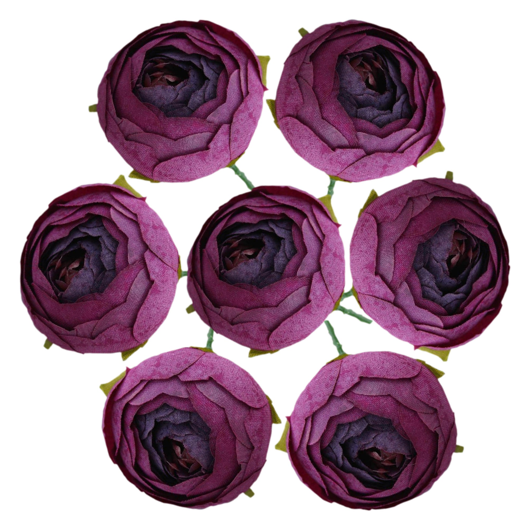 Small Peony Flower Heads Artificial Silk Roses 100 pcs for Wedding Decor Favors
