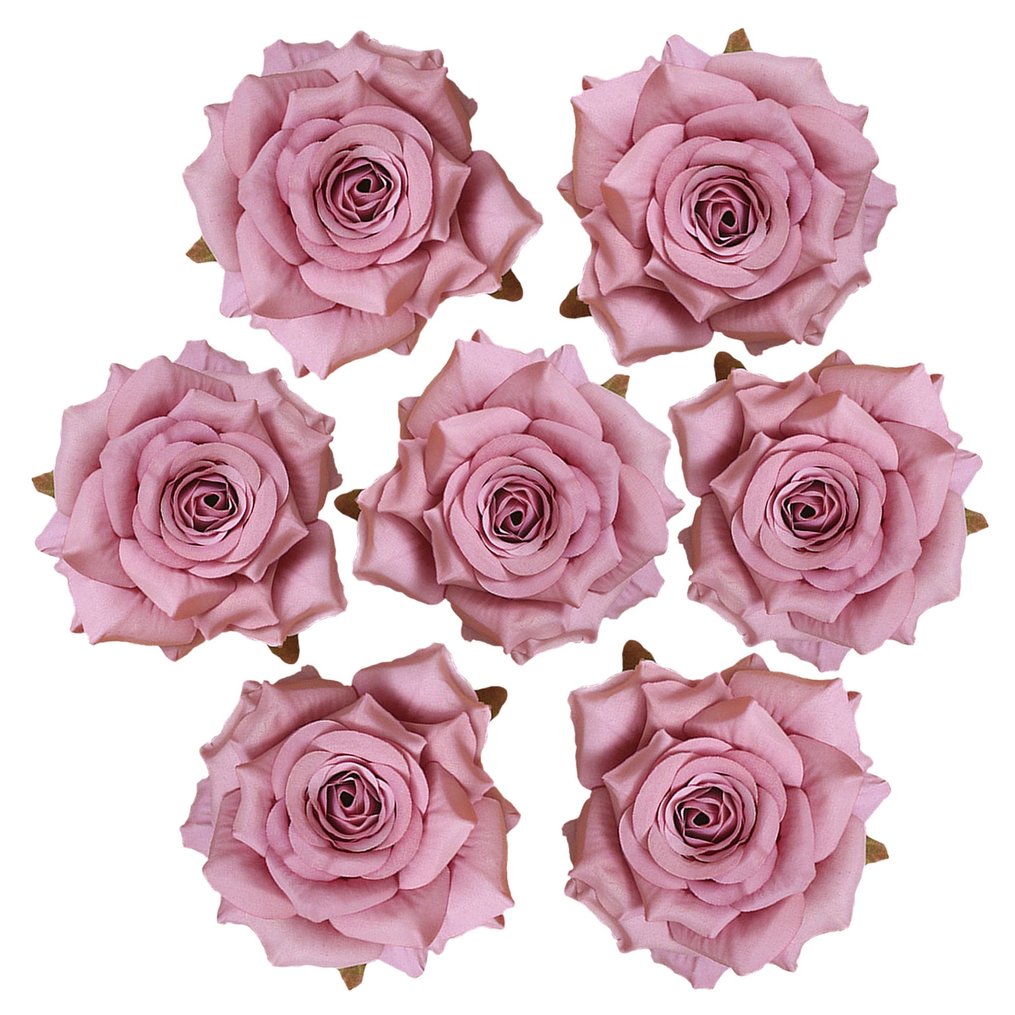 Fake Rose Heads 2.7 inch Flowers in Bulk