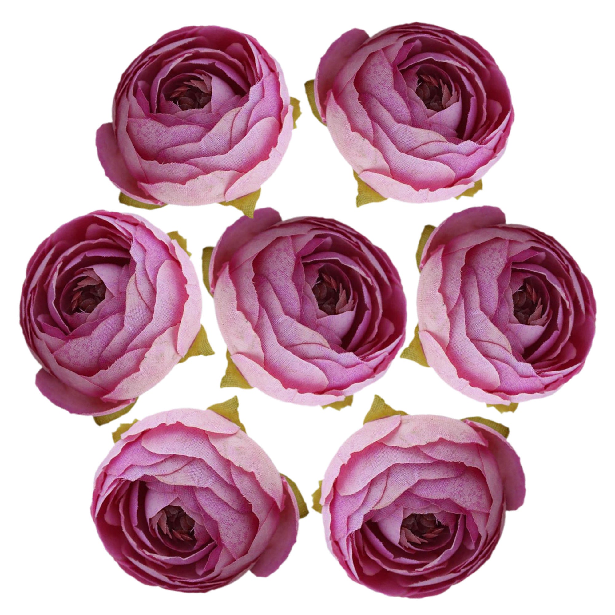Small Peony Flower Heads Artificial Silk Roses 100 pcs for Wedding Decor Favors