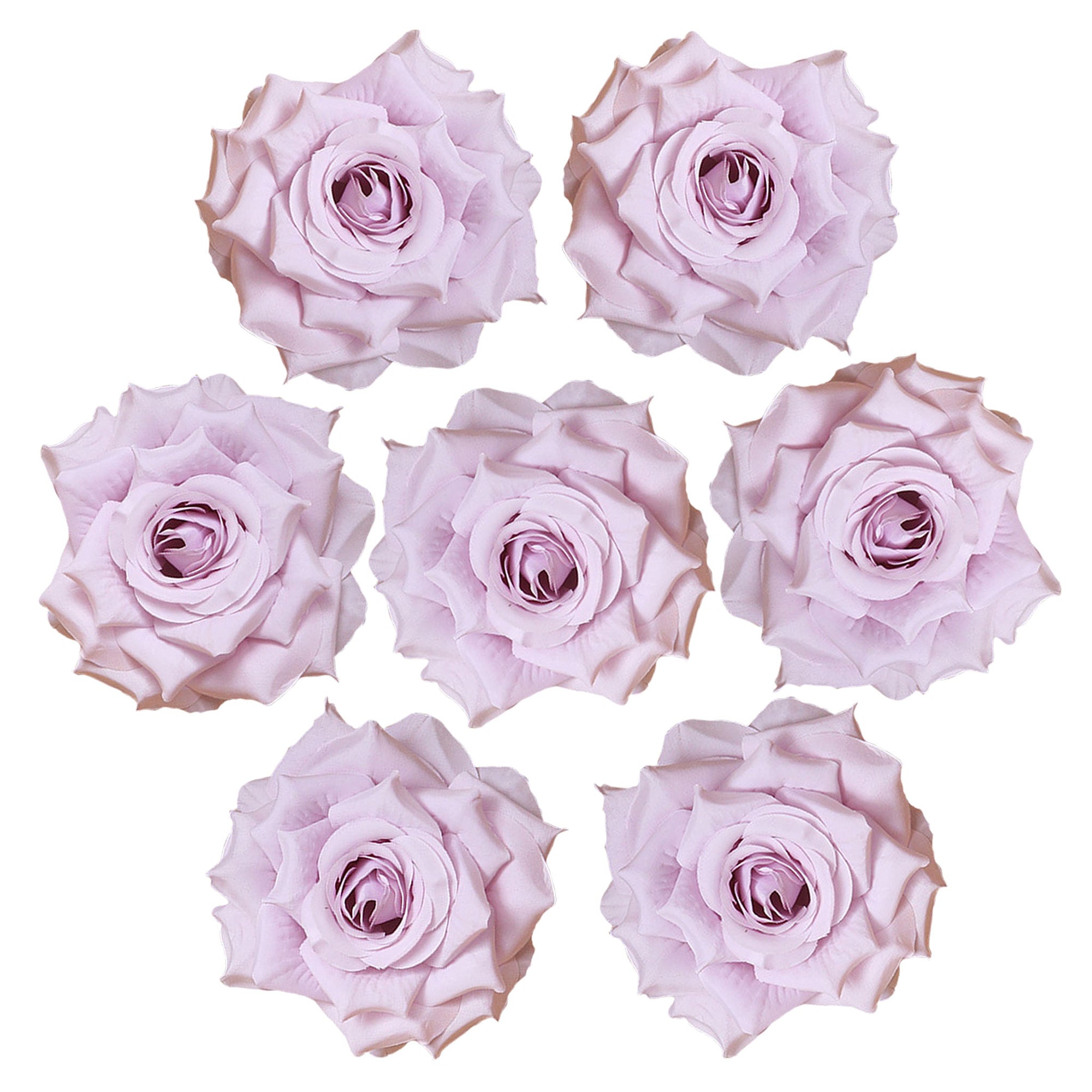 Fake Rose Heads 2.7 inch Flowers in Bulk
