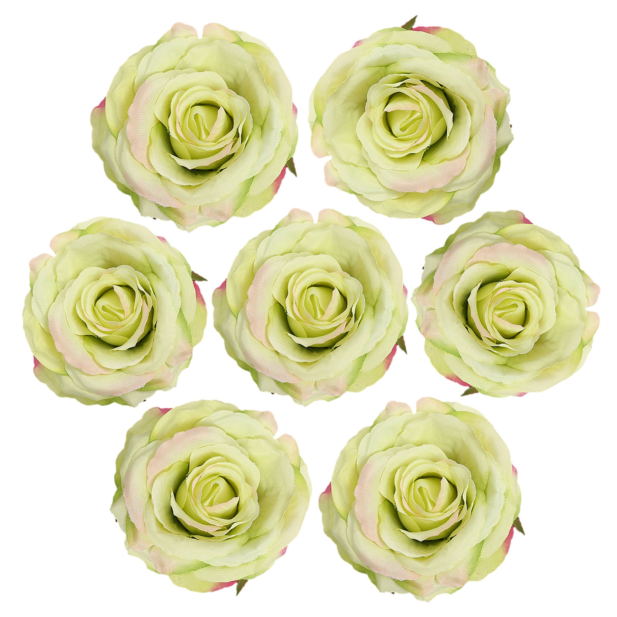 Bulk Big Silk Rose Flower Heads 4.3 inch