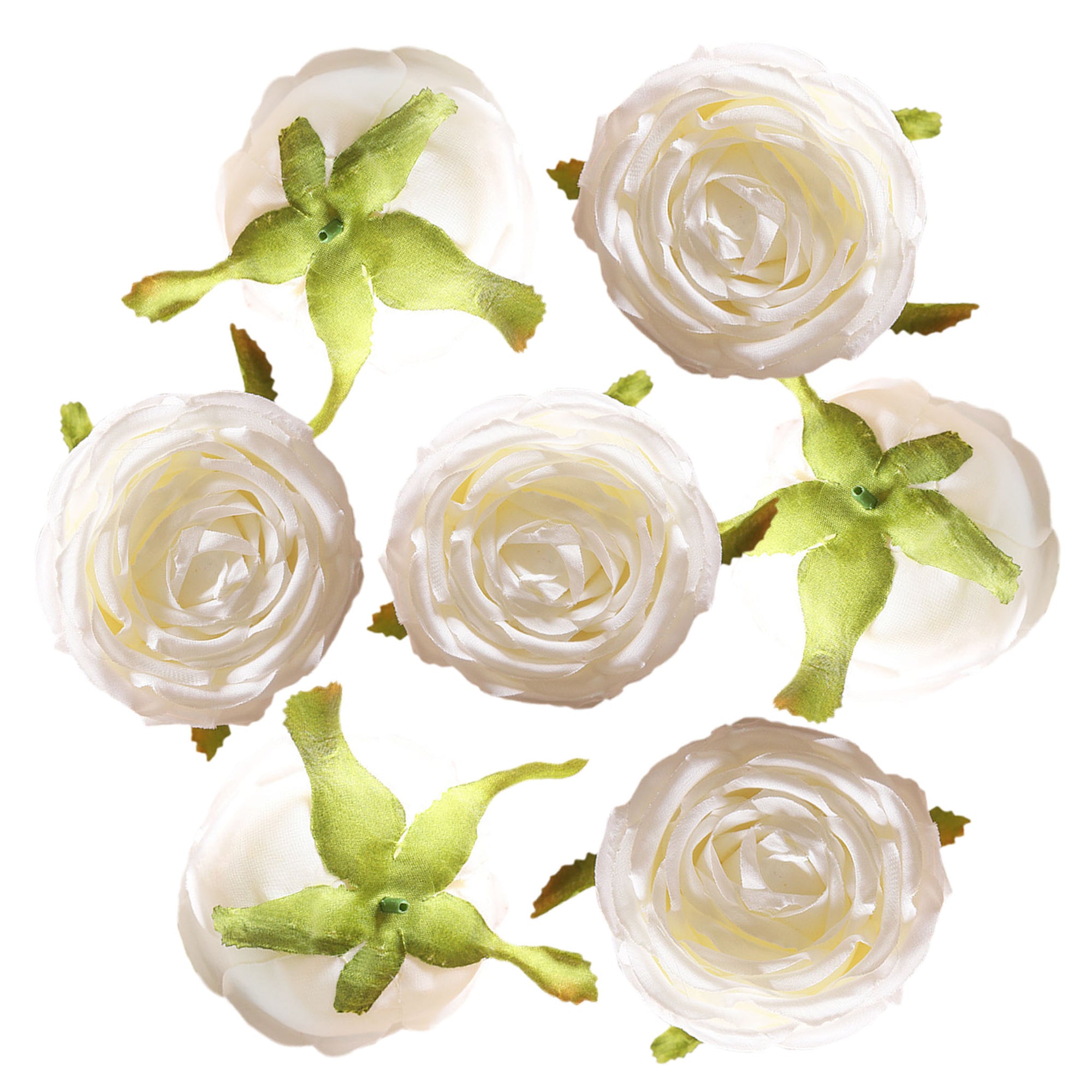 Bulk Artificial Flowers Silk Rose Heads