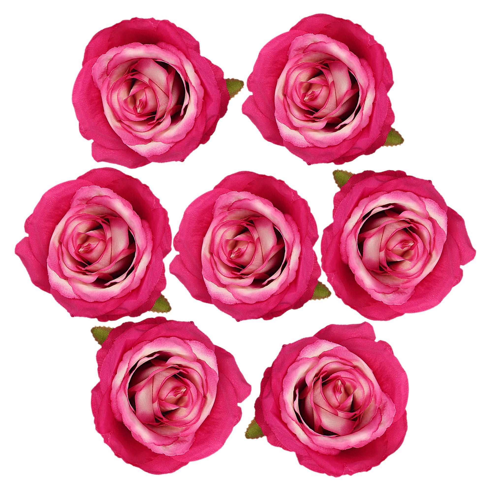 Bulk Big Silk Rose Flower Heads 4.3 inch