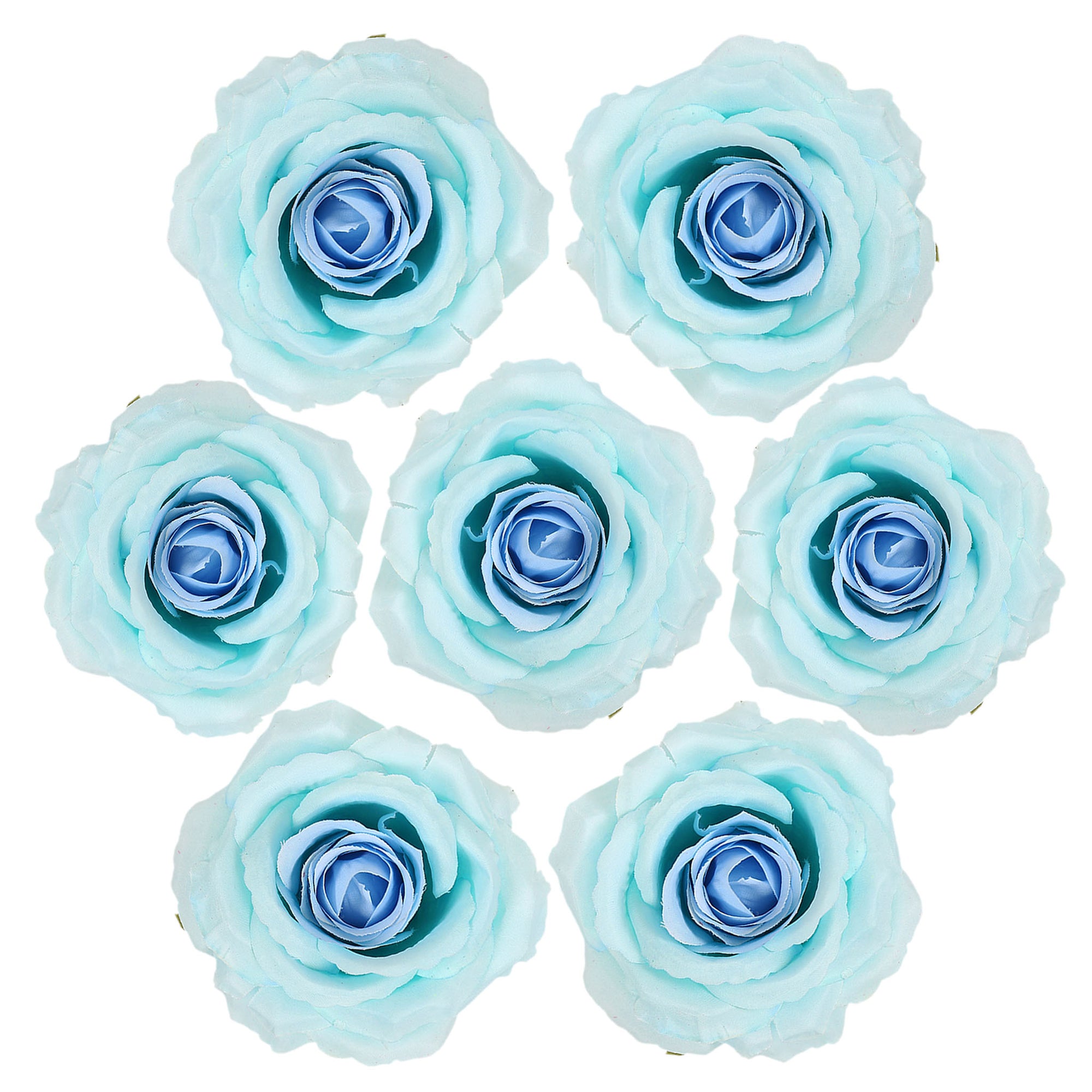 Bulk Big Silk Rose Flower Heads 4.3 inch