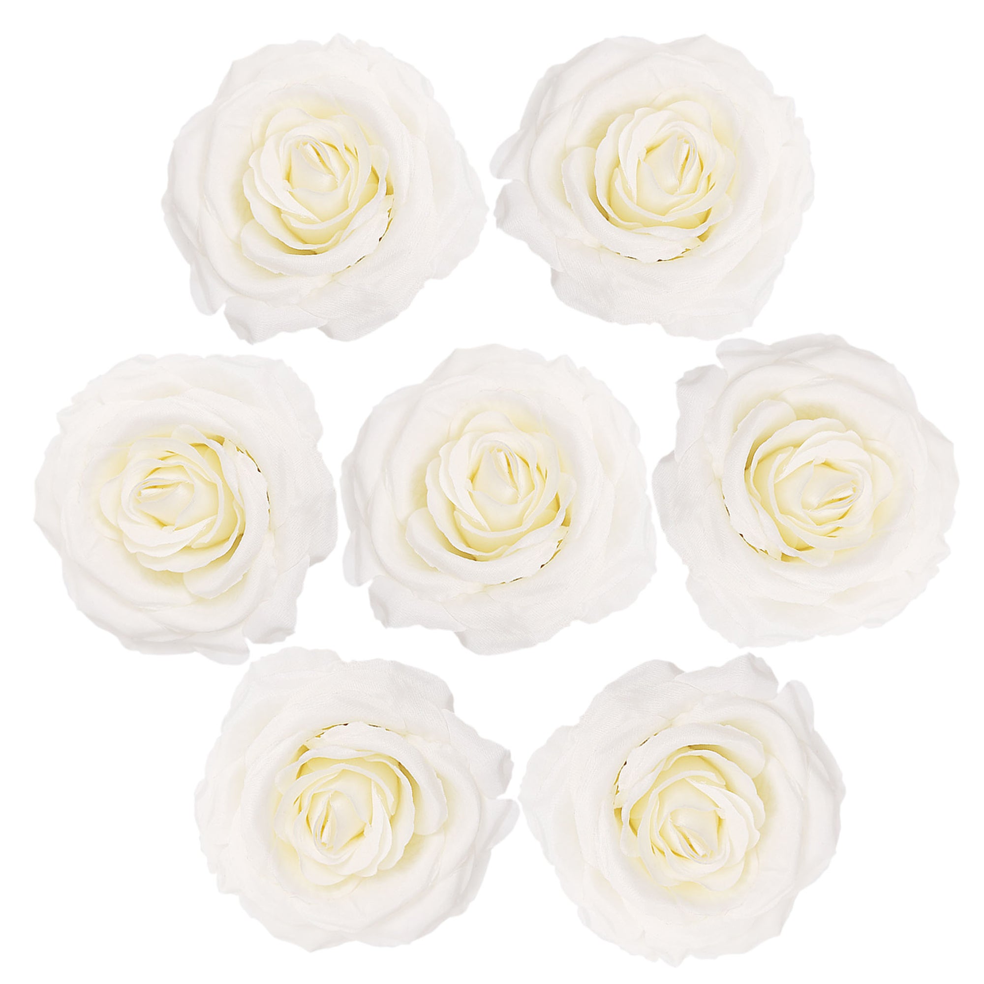 Bulk Big Silk Rose Flower Heads 4.3 inch