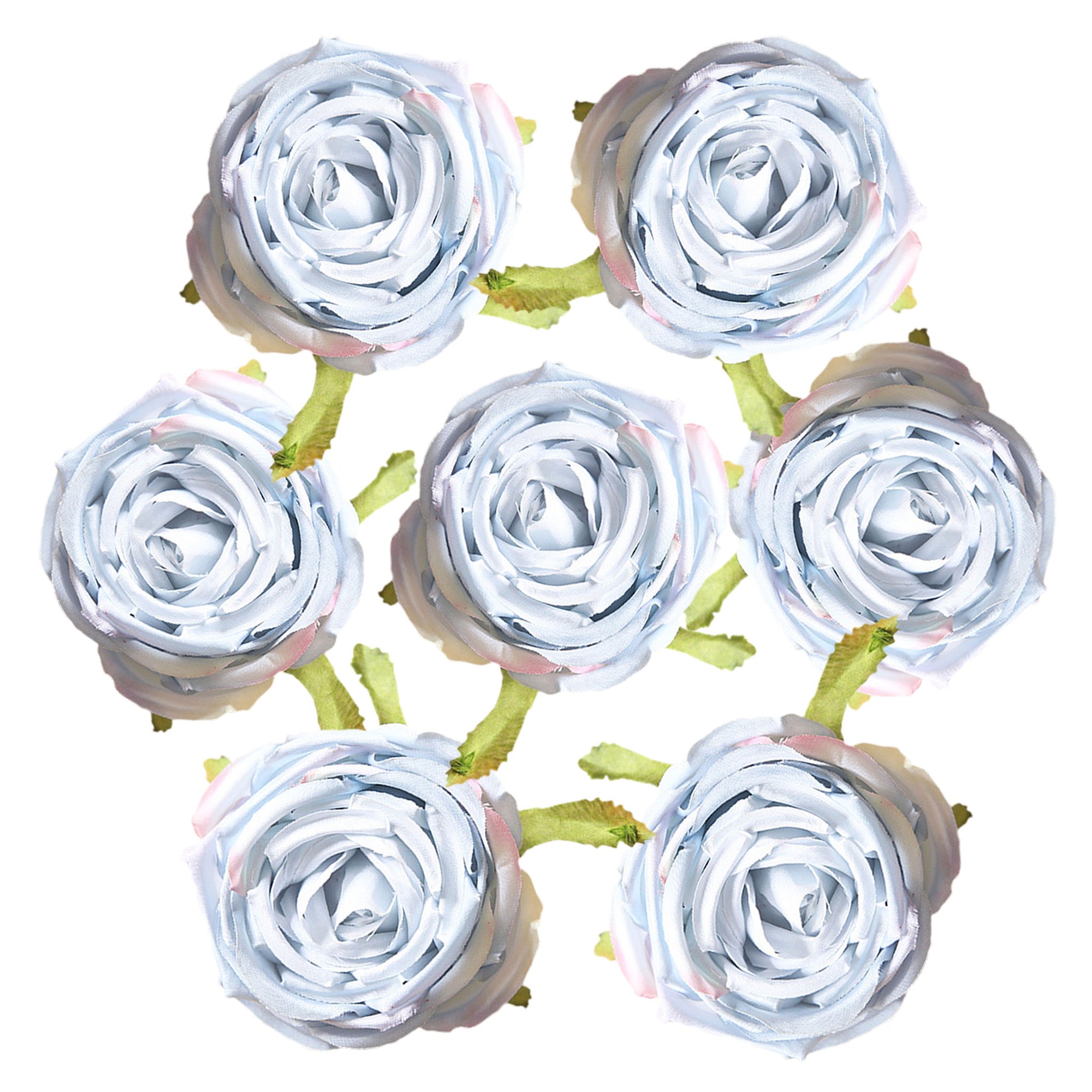 Bulk Artificial Flowers Silk Rose Heads