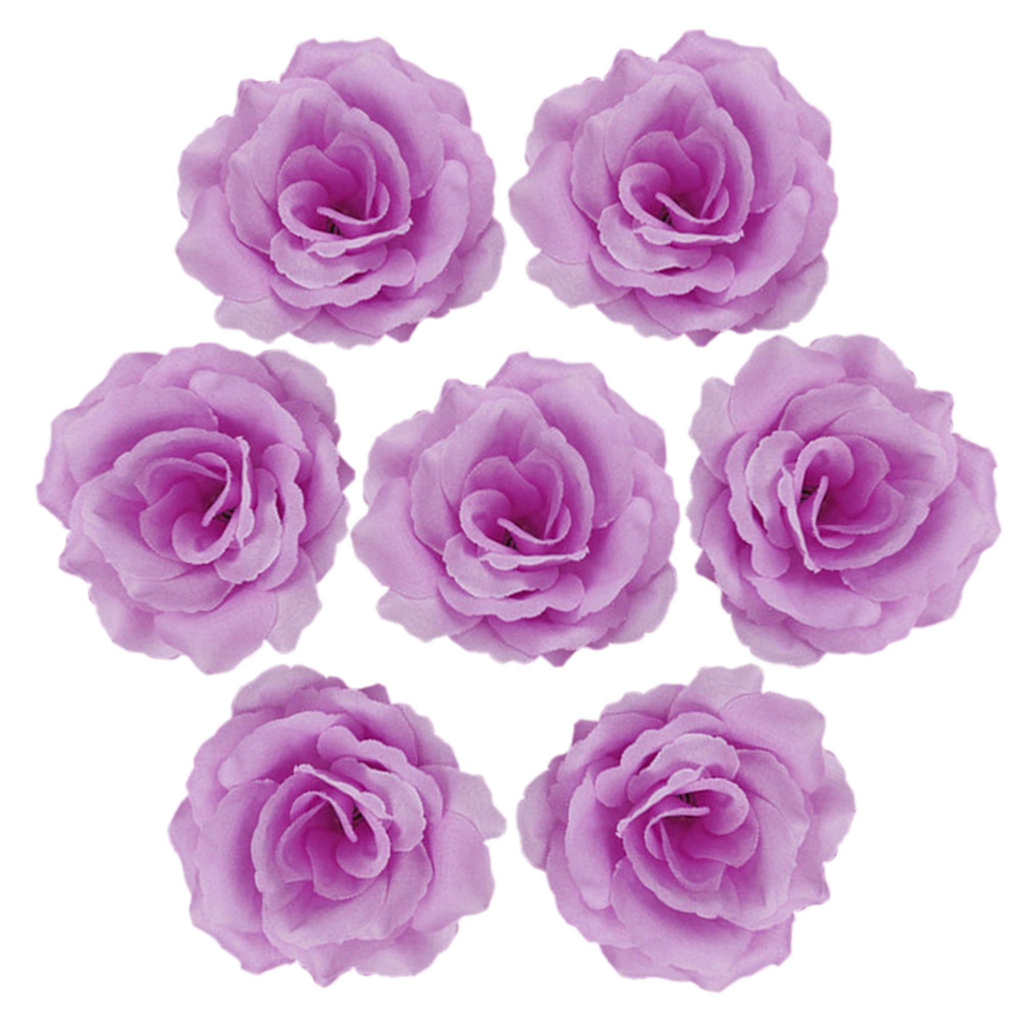 Wholesale Silk Flower Heads Artificial Roses 3 inch 100 Flowers For Flower Ball DIY