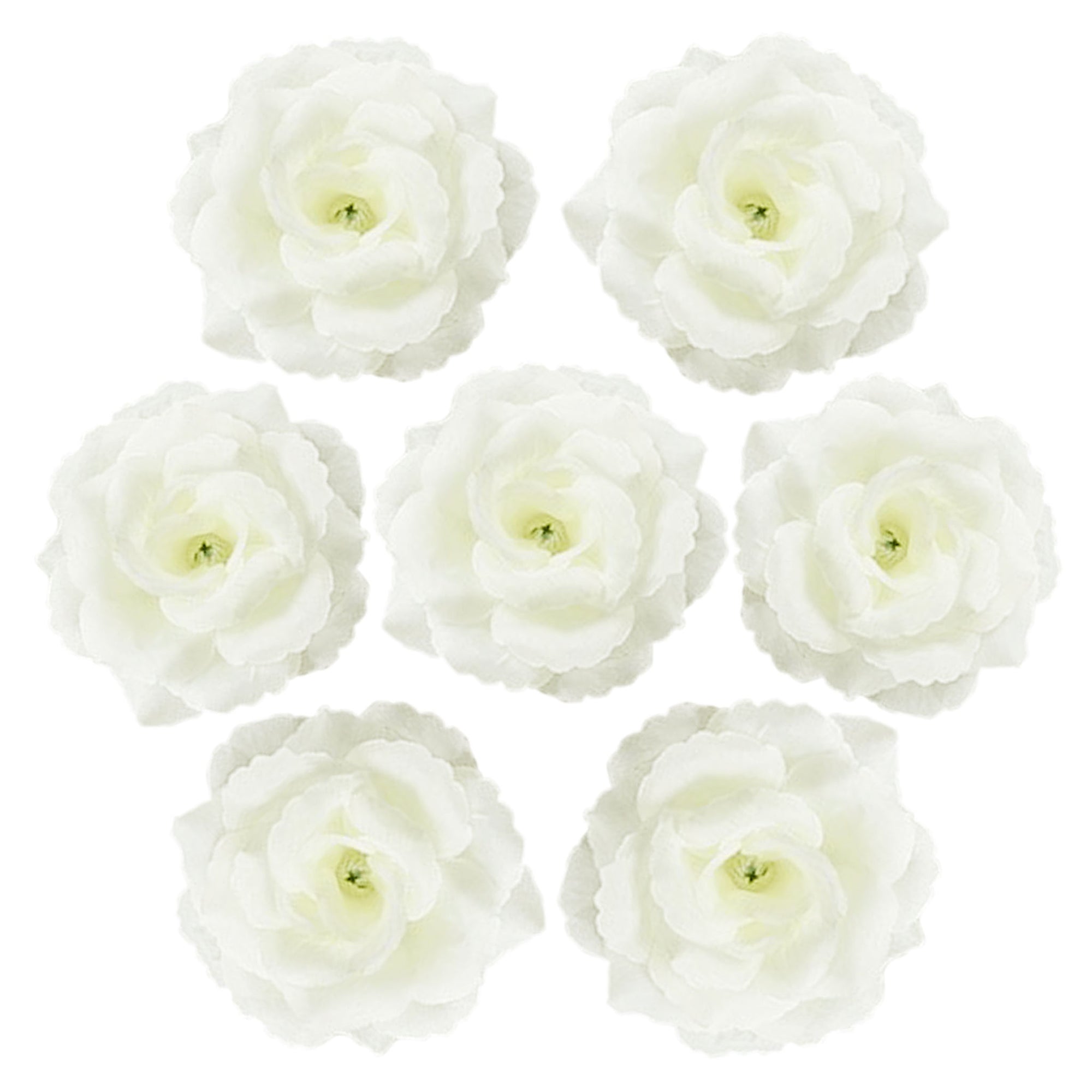 Wholesale Silk Flower Heads Artificial Roses 3 inch 100 Flowers For Flower Ball DIY