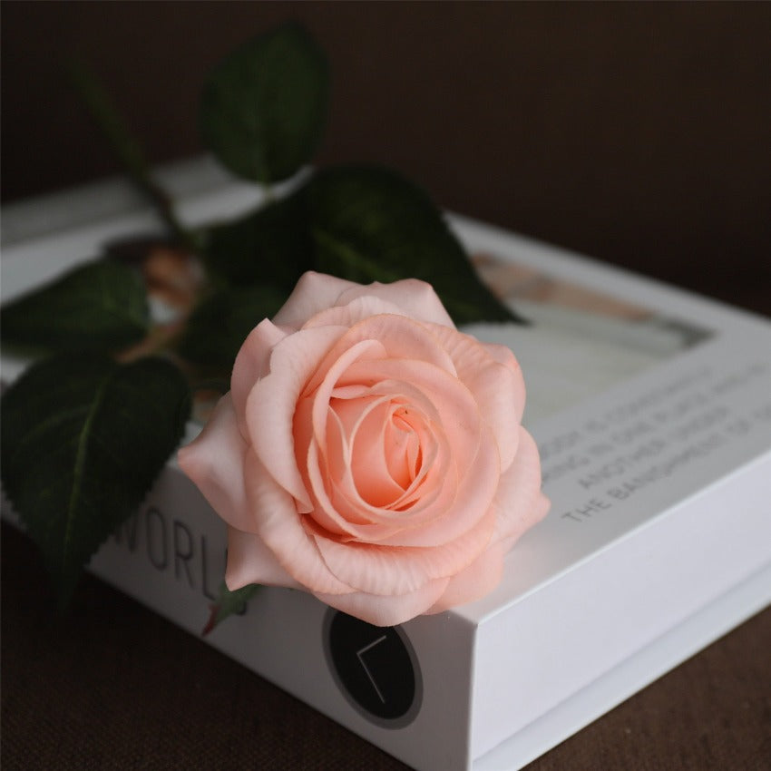 Realistic Fake Flowers Silk Latex Real Touch Roses