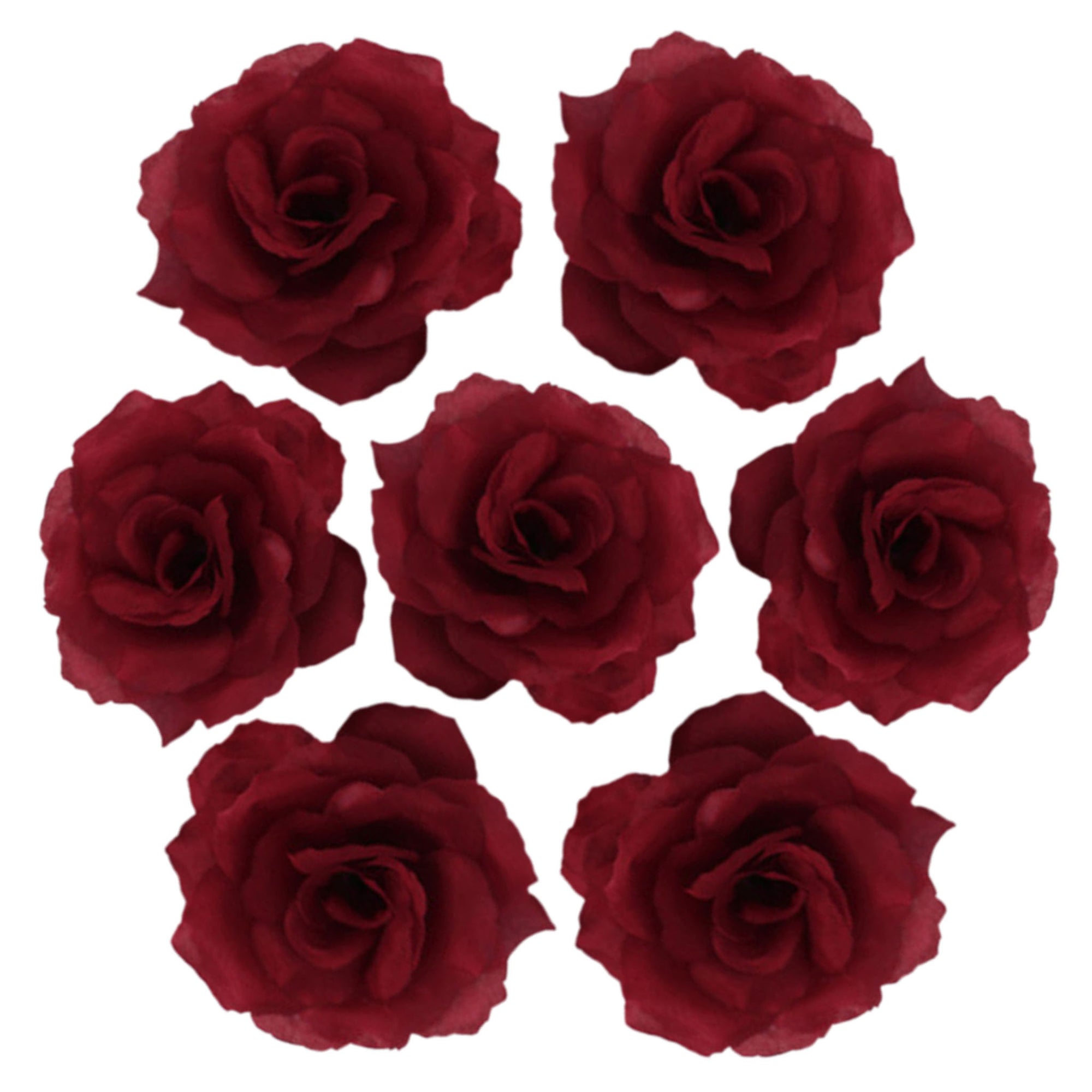 Wholesale Silk Flower Heads Artificial Roses 3 inch 100 Flowers For Flower Ball DIY