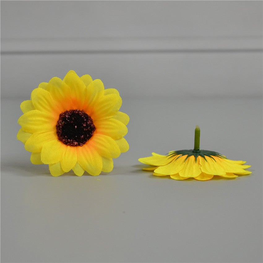 Fake Sunflowers Bulk Silk Flowers 2.7-10 inch