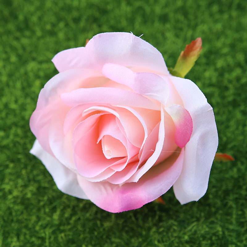 Wholesale Silk Rose Blooms Flower Heads 100 Bulk Fake Flowers