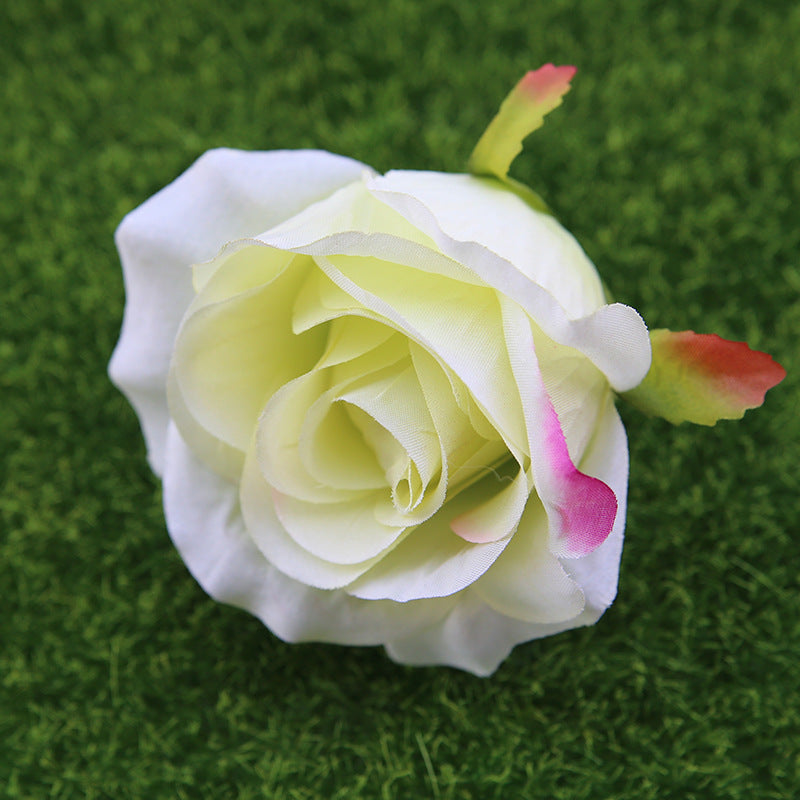 Wholesale Silk Rose Blooms Flower Heads 100 Bulk Fake Flowers