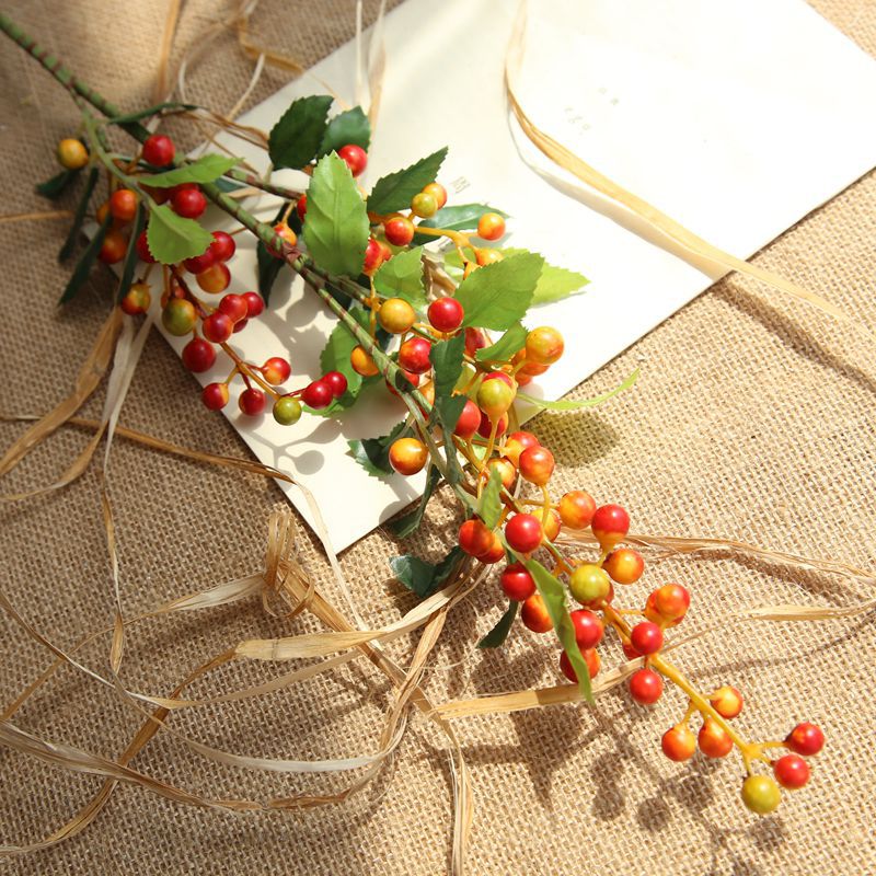 Artificial Berries for Christmas Decorations Door Wreath DIY
