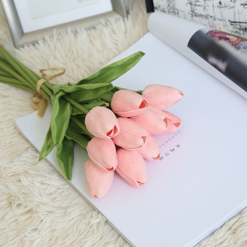 Artificial Tulip Bouquet 10 Flowers