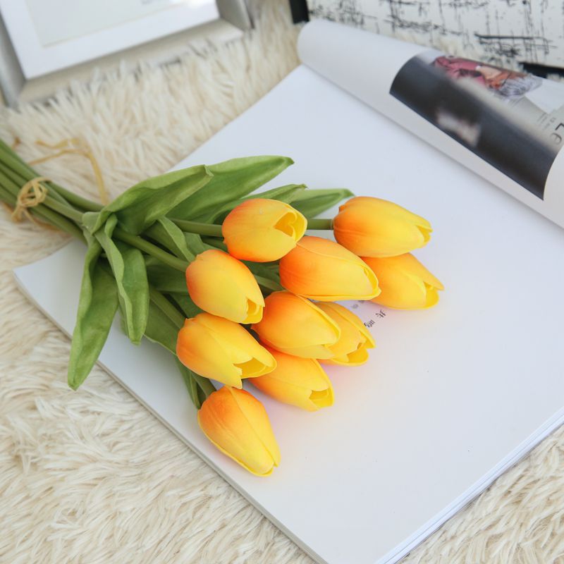 Artificial Tulip Bouquet 10 Flowers