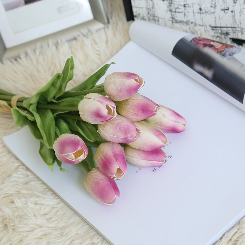 Artificial Tulip Bouquet 10 Flowers