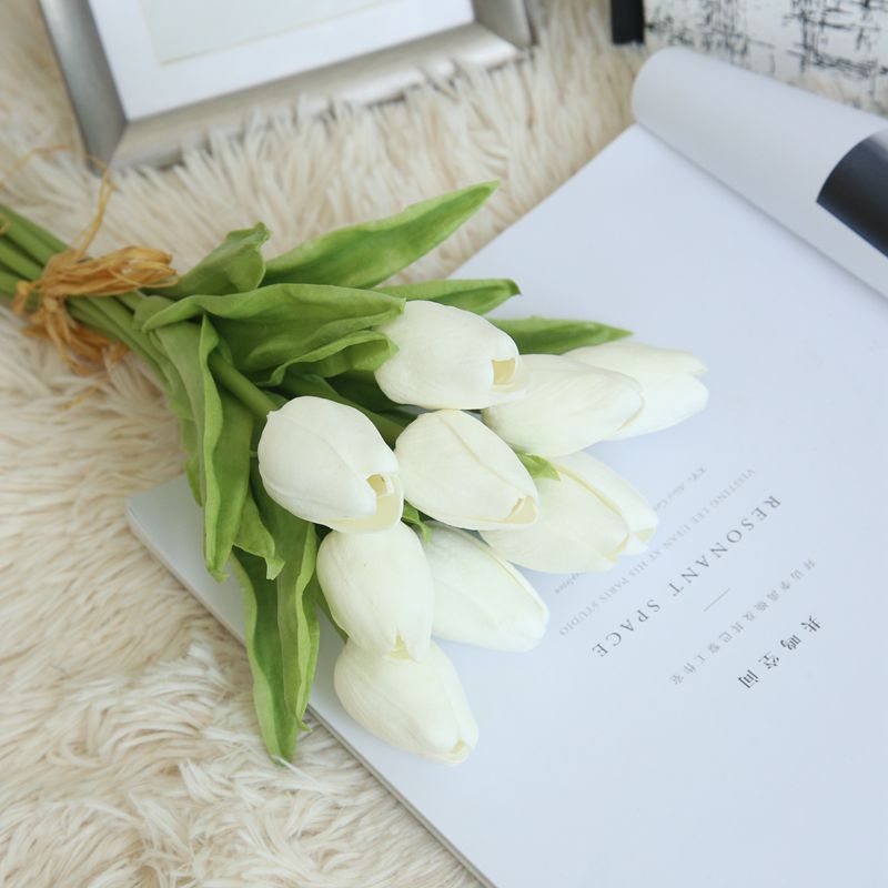 Artificial Tulip Bouquet 10 Flowers