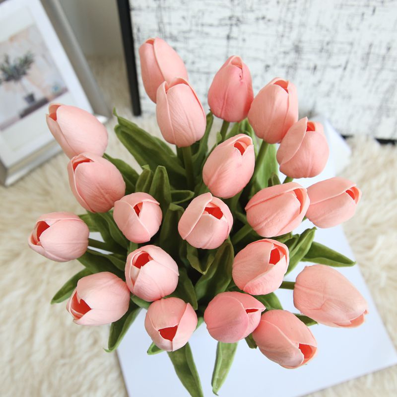 Artificial Tulip Bouquet 10 Flowers