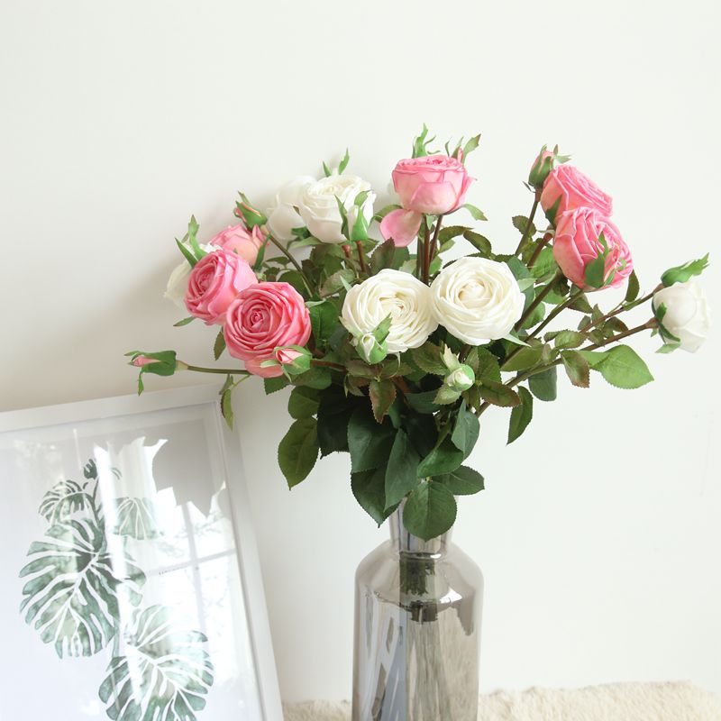 Real Looking Fake Flowers Realistic Cabbage Roses