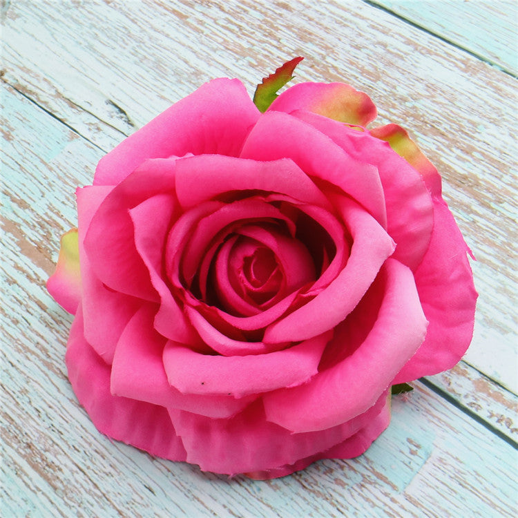 Large Silk Roses Bulk Artificial Flower Heads