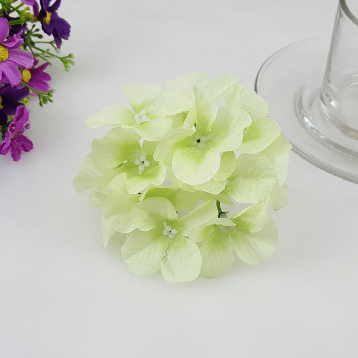 Silk Hydrangea Artificial Hydrangea 20 Flowers for Crafts Cake Topper Backdrops