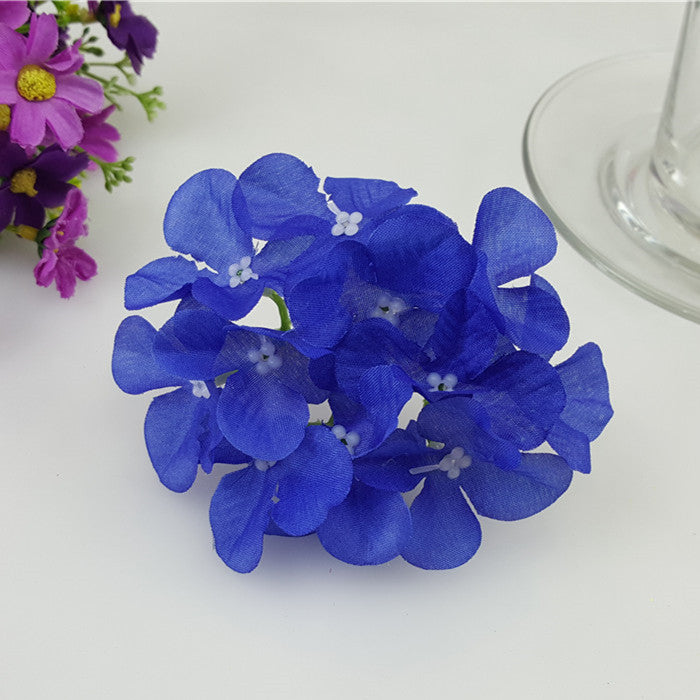 Silk Hydrangea Artificial Hydrangea 20 Flowers for Crafts Cake Topper Backdrops