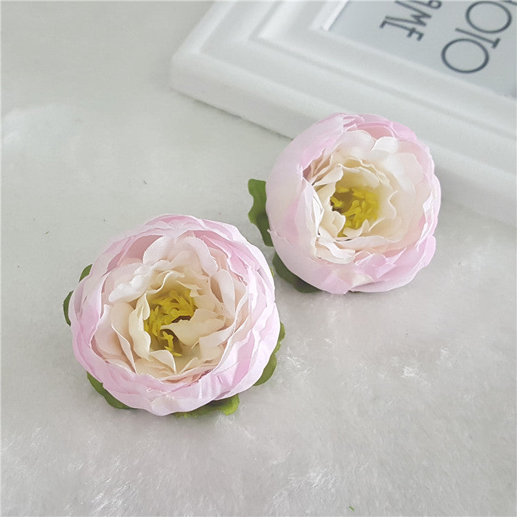 Small Silk Peony Flowers Peony Heads for Wedding Party