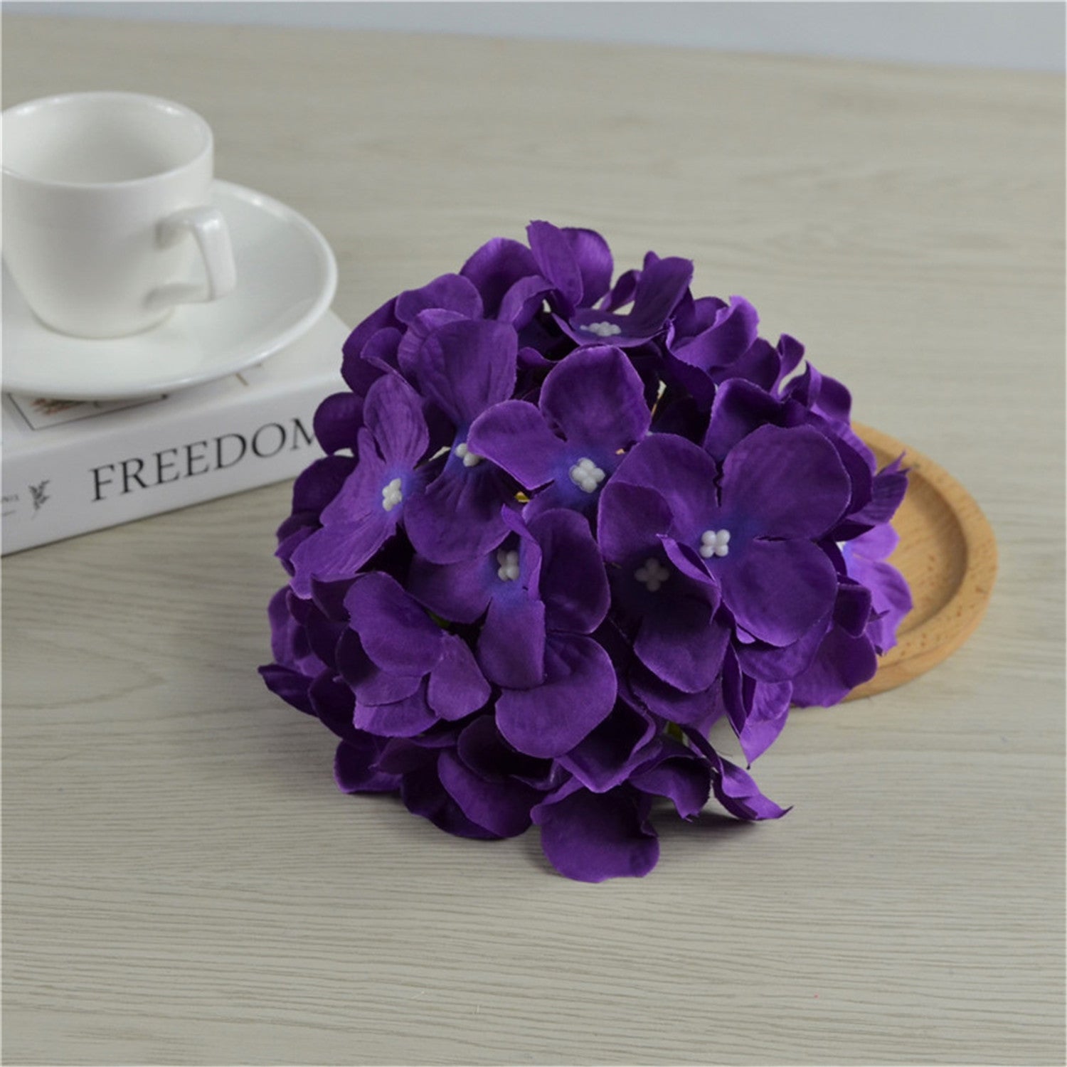 Silk Hydrangea Giant Flower Heads10pcs