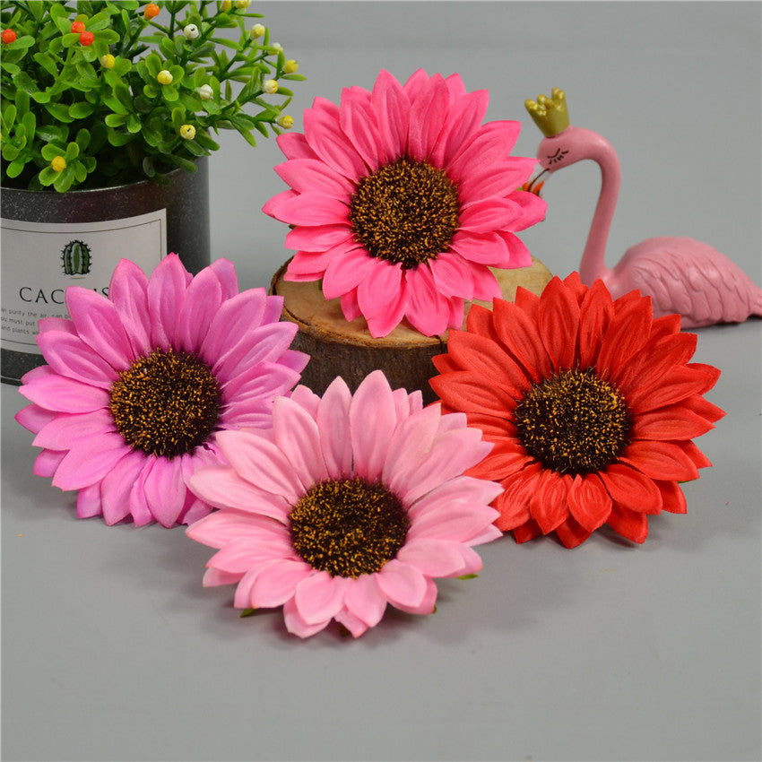 Bulk Silk Sunflowers Artificial Flowers 4"