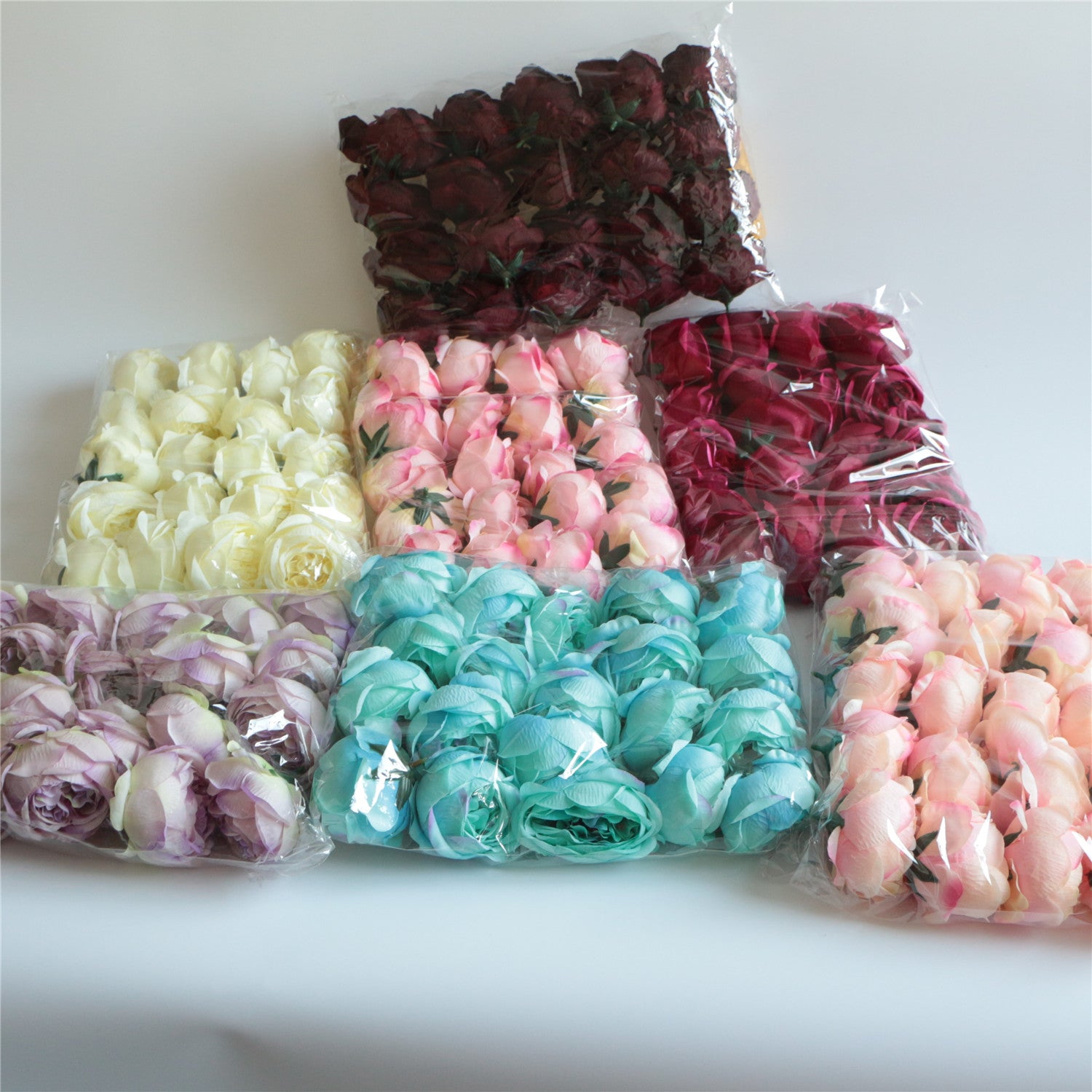 Artificial Peony Flowers Bulk Peonies 50pcs
