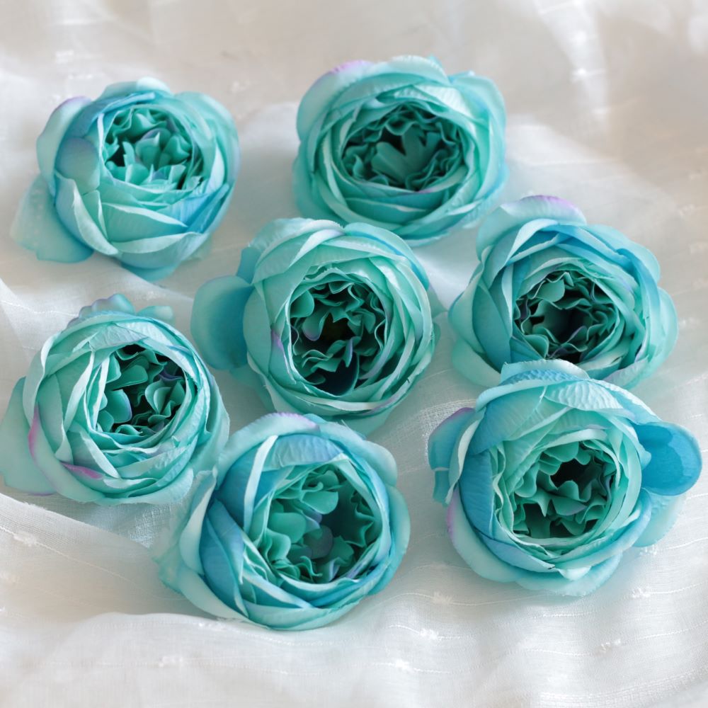 Turquoise Flowers Wholesale Silk Peonies Fake Flowers