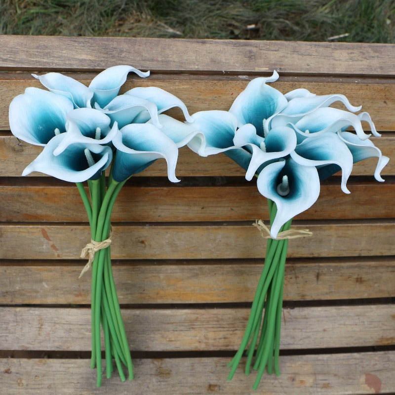 Real Touch Calla Lily Bouquet Wedding Flowers Artificial