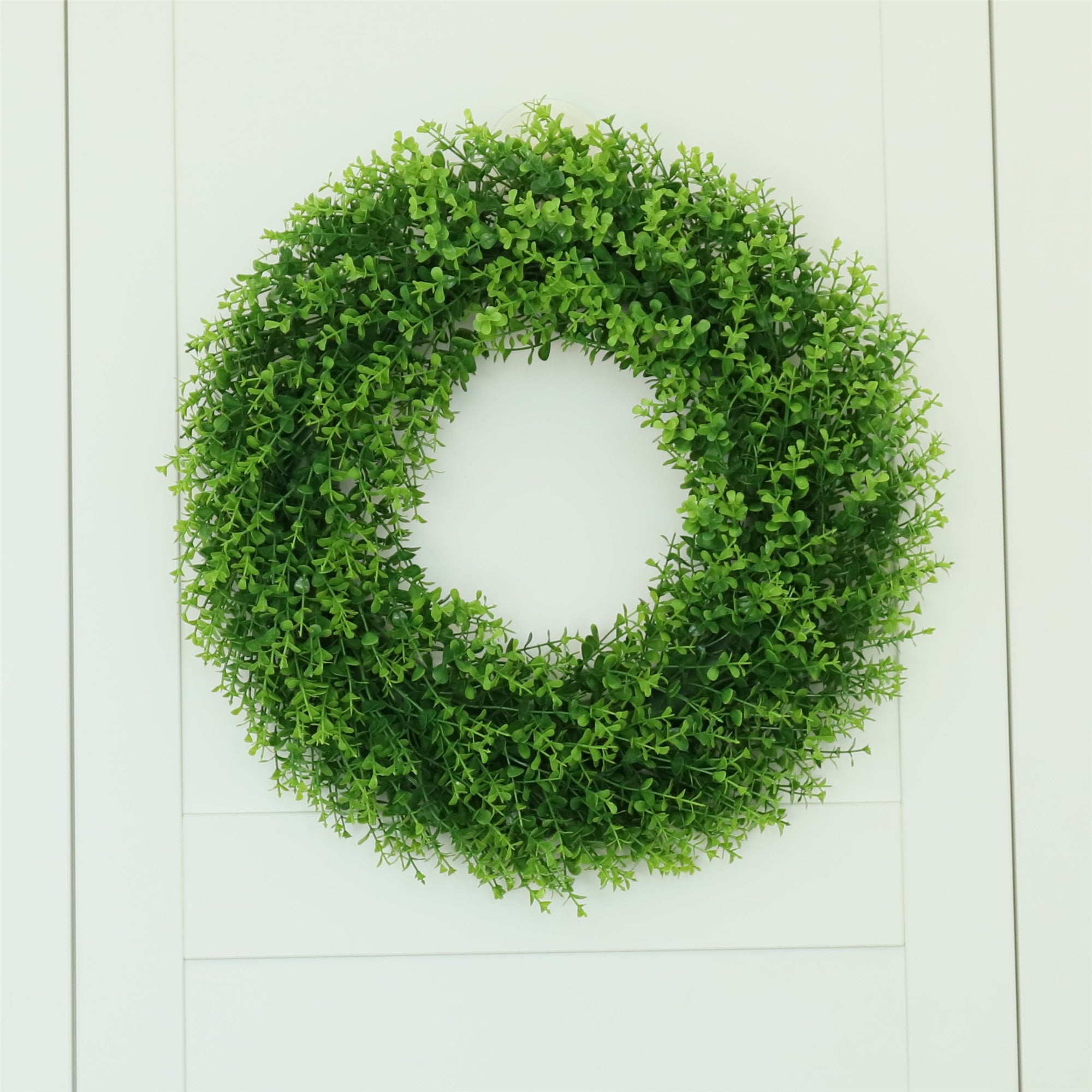 Faux Eucalyputs Wreath Garland for Farmhouse Indoor Outdoor Front Door Decor