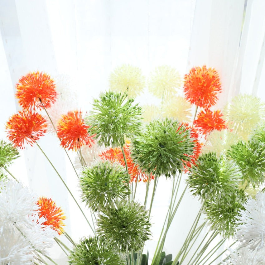Fake Allium Bulbs Ornamental Onions Spay Flowers