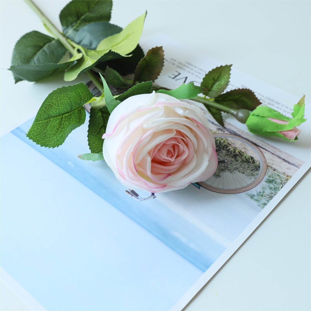 Real Looking Fake Flowers Realistic Cabbage Roses