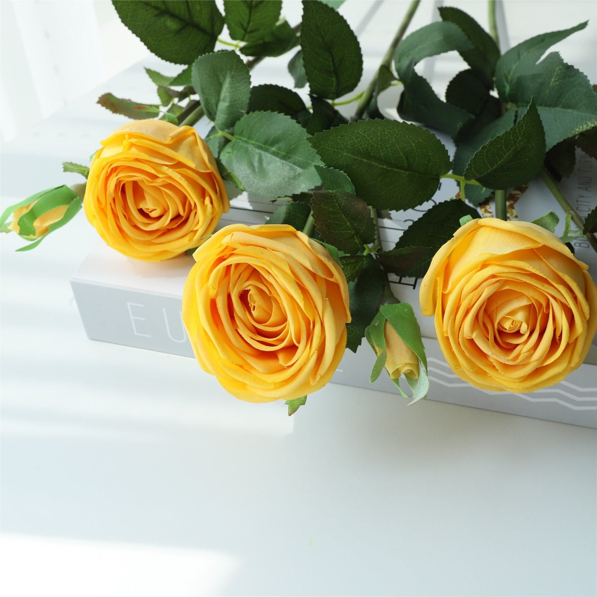 Real Looking Fake Flowers Realistic Cabbage Roses